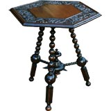 Antique An English Arts 
Crafts Hexagonal Center Table