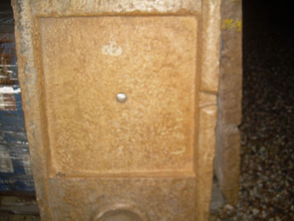 Stone 17th c.  Monumental French Soapstone Dry Sink