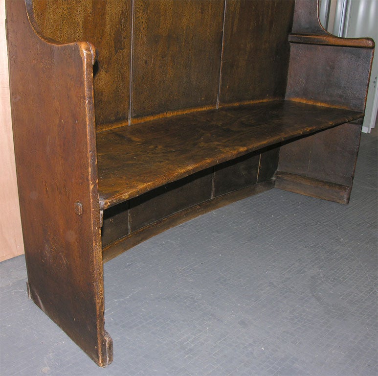 19th C English West Country Painted Settle 5