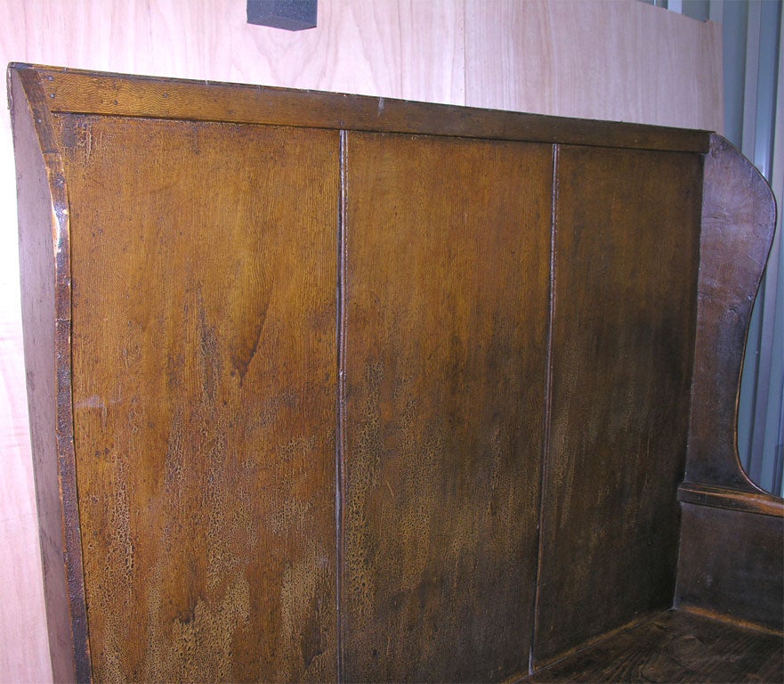 19th C English West Country Painted Settle 6