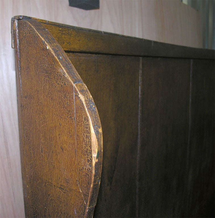 19th C English West Country Painted Settle 7