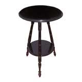 Antique An English Aesthetic Tripod Gypsy Table with Undertier