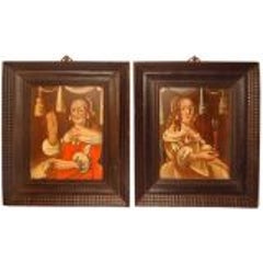 Pair of English Naive Paintings 4