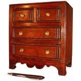 Antique Early 19th Century miniature Welsh chest of drawers