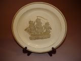 Transfer decorated Liverpool plate