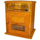 Edwardian letter box