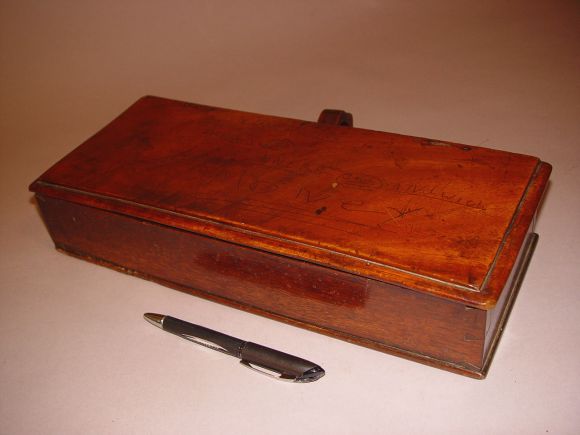 19th Century mahogany cigar vendor's tray/boz