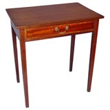 18th Century Satinwood Banded Mahogany Side Table