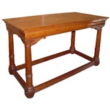 Early 20th c. English Large High Center Table