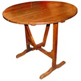 Charming French 19th c. Collapsible Wine Tasting Table