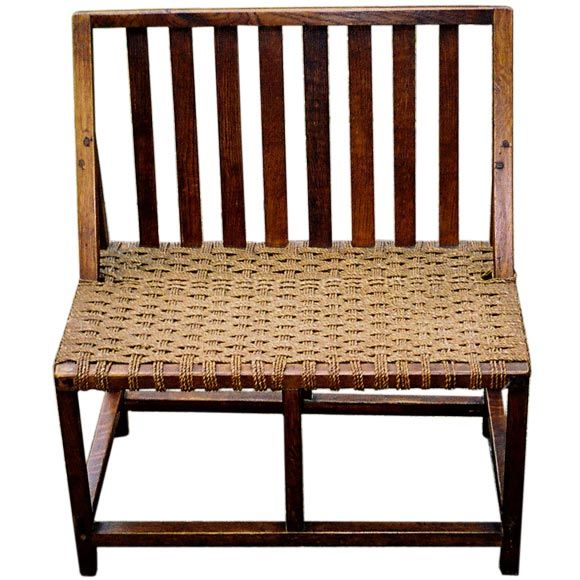 English Arts 
Crafts Grass Seat Children
s Garden Bench