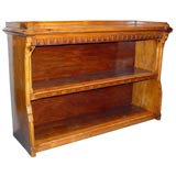 Bold and Substantial English 19th c. Library Shelf