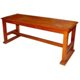 Late 19th c. English Architectural Hall Bench