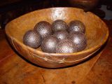 Antique Swedish Larch Burl Bowl