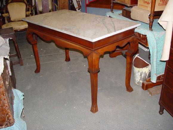 Period Georgian Slab Top Serving/Console Table