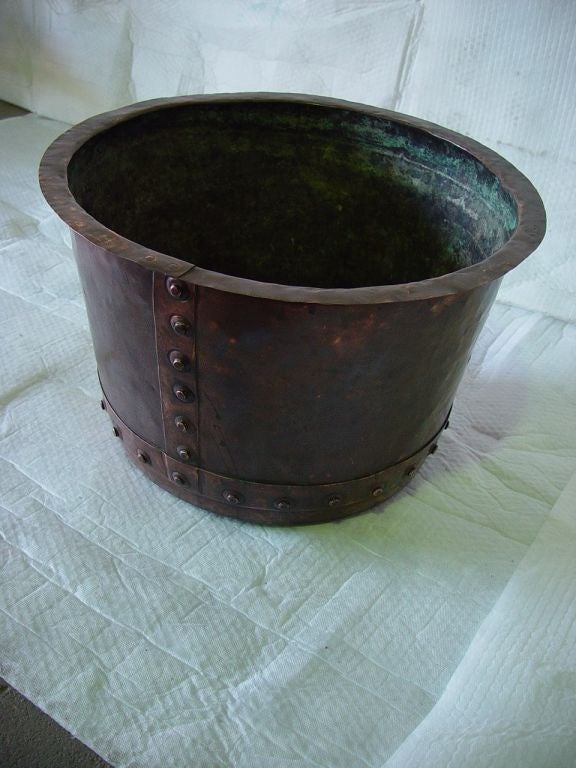 Hand-Hammered Copper Apple Kettle