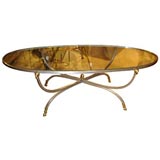 Oval Coffee Table in the Neo-Classic Manner