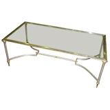 Brass and Chrome Coffee Table