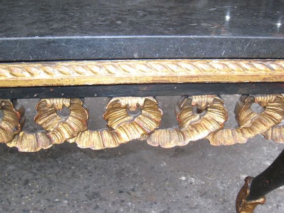 Whimsical Marble Top Coffee Table