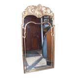 Vintage A pair of Gilt-wood Queen Anne Style Mirrors