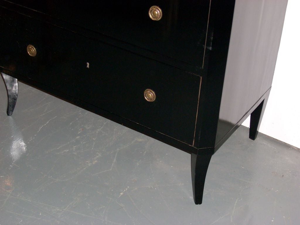 Pair of Lacquered Commodes in the Neoclassic Manner