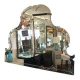 Vintage Whimsical Venetian  Mirror