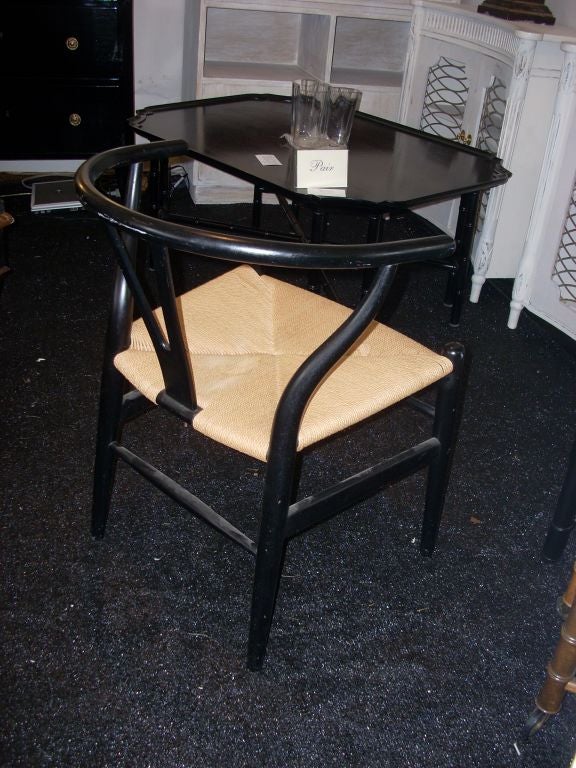 A Pair of Hans Wegner "Wishbone" Chairs