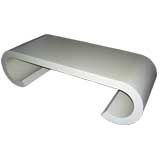 Yellow Lacquered Coffee Table