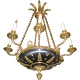 Empire-Style  Bronze Chandelier