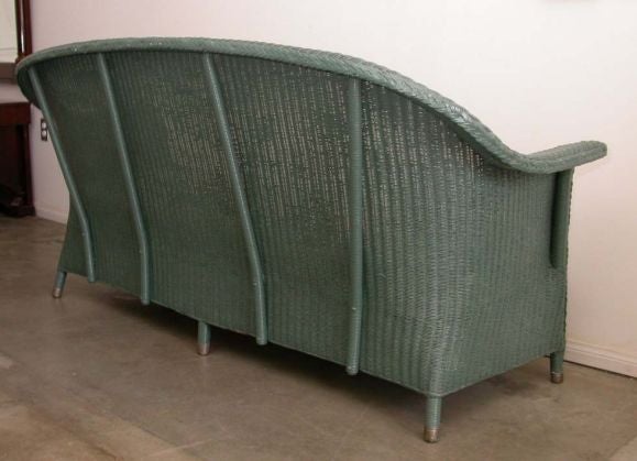 Early 20th century Lloyd Loom Settee 3