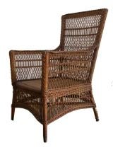 Wicker Arm Chair Wicker Arm Chair