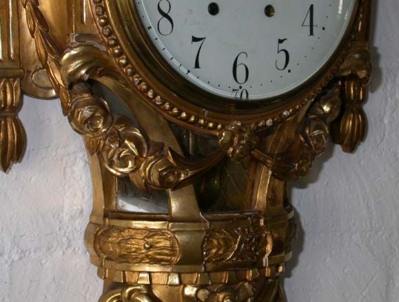 19th Century Cartel Wall Clock