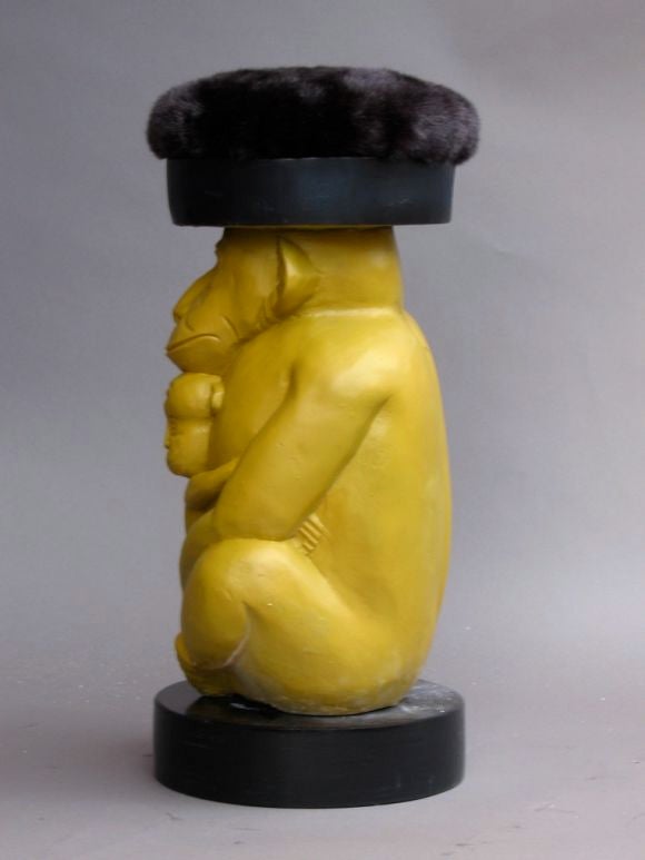 20th Century Unique Trio of Monkey Stools