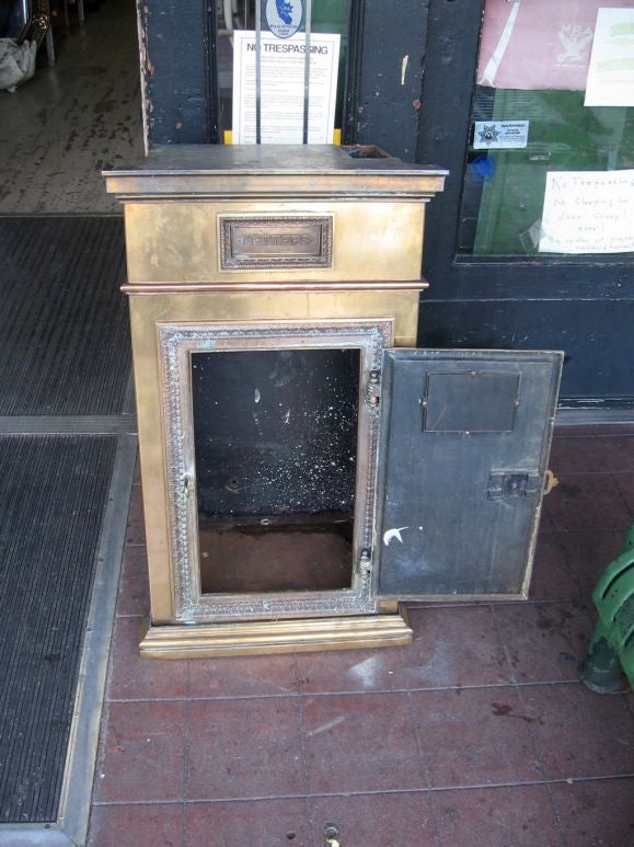 Beaux Arts Bronze Mail Box