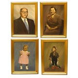 Family Portrait Paintings, Folk Style