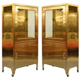 Pair of Stainless Steel Cabinets