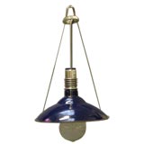 Porcelain Industrial Hanging Light Fixture