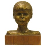Roman Bronze Works "Bust of Young Girl"