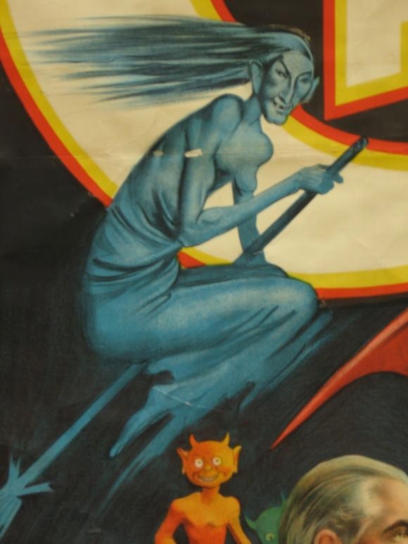 A big one and probably the most visually striking image from this roaring 20's magician. Colors are a knock-out.