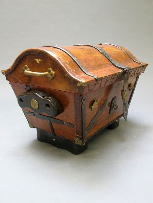 American Folk Art Pirate's Chest