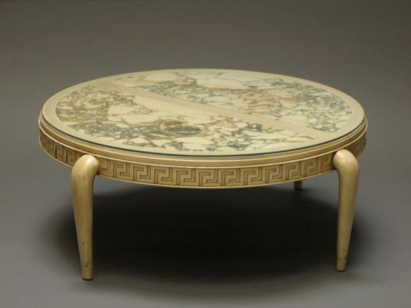 1940's Faux Marble Coffee Table