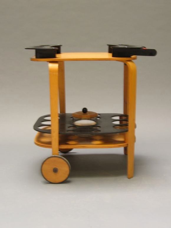 Bent Plywood Drink Trolley
