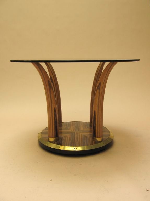 Exotic Wood "Tusk" Table