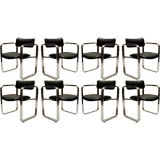 Set of Eight Eero Aarnio Arm Chairs
