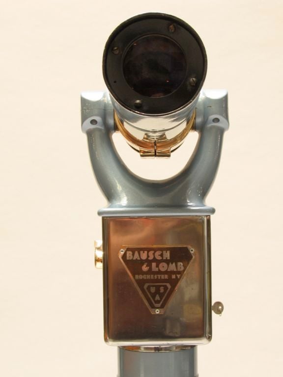 Steel Bausch and Lomb Coin Operated Telescope