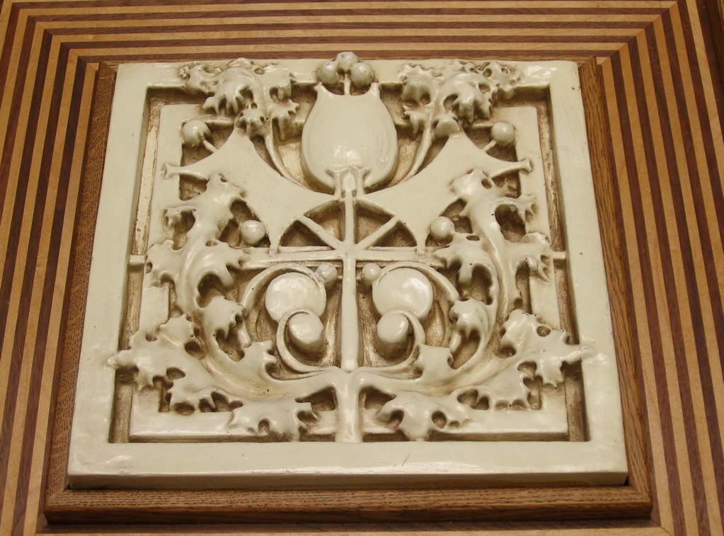 High quality, reproduction (I think?) Louis Sullivan tile that was presented to someone in conjunction with a Frank Lloyd Wright exhibit in the Pacific Northwest in 1989. Please read text on pictures.