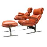 Giovanni Offredi for Saporiti, 2 Chairs and Ottoman