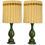 Retro Pair of Neo-Classical Lamps