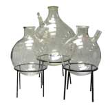 Vintage Large Scale Laboratory Glass Flasks