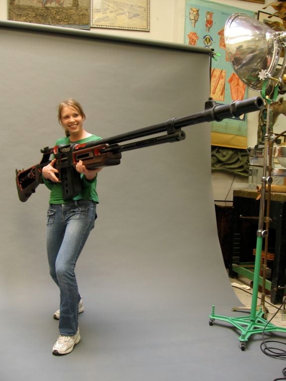 Giant Military Machine Gun Demonstrator